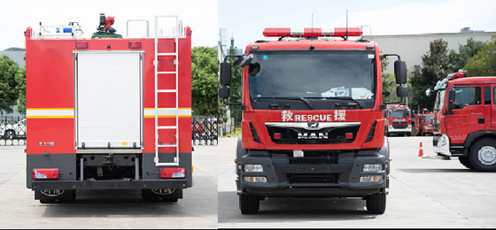 MAN 5T Serbatoio di schiuma d'acqua Camione antincendio Veicolo specializzato Prezzo Cina Produttore