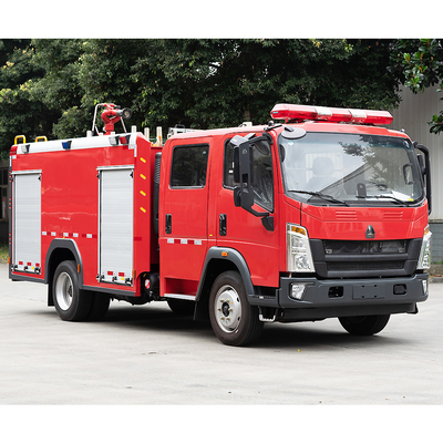 Sinotruk HOWO 4X2 Piccolo camion antincendio Veicolo speciale a basso prezzo