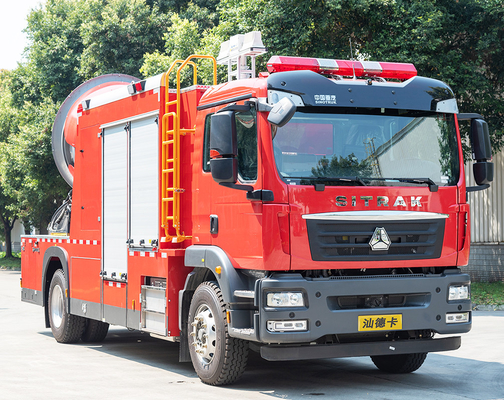 Sinotruk Sitrak Scarico di fumo Salvezza camion antincendio Veicolo specializzato Cina fabbrica