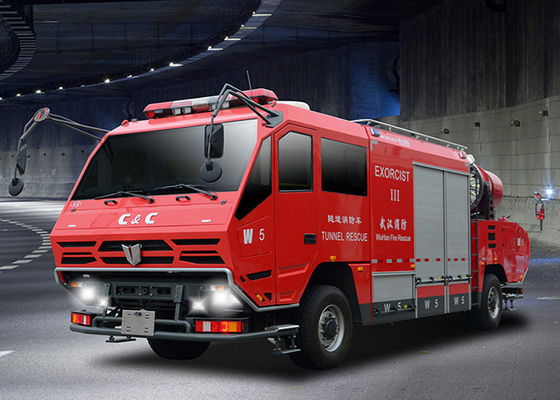 Camionetto antincendio per il salvataggio in galleria con sistema CAFS