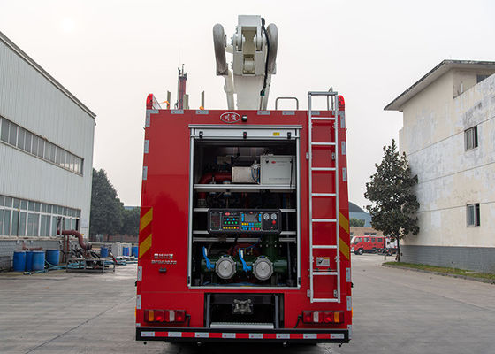 Camion di estinzione di incendio della torre di acqua di Sinotruk HOWO 20m con la pompa &amp; il monitor